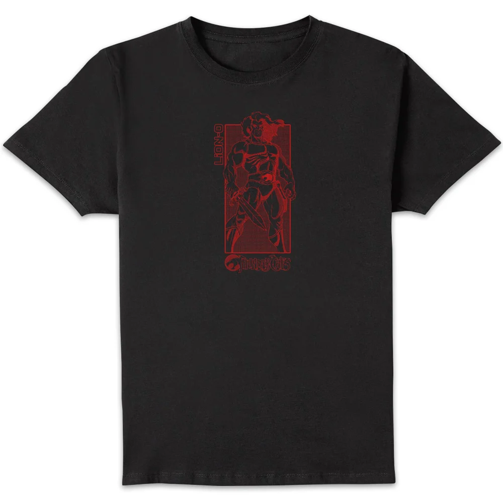 Thundercats Lion-O Red Unisex T-Shirt - Black - S Bild 1