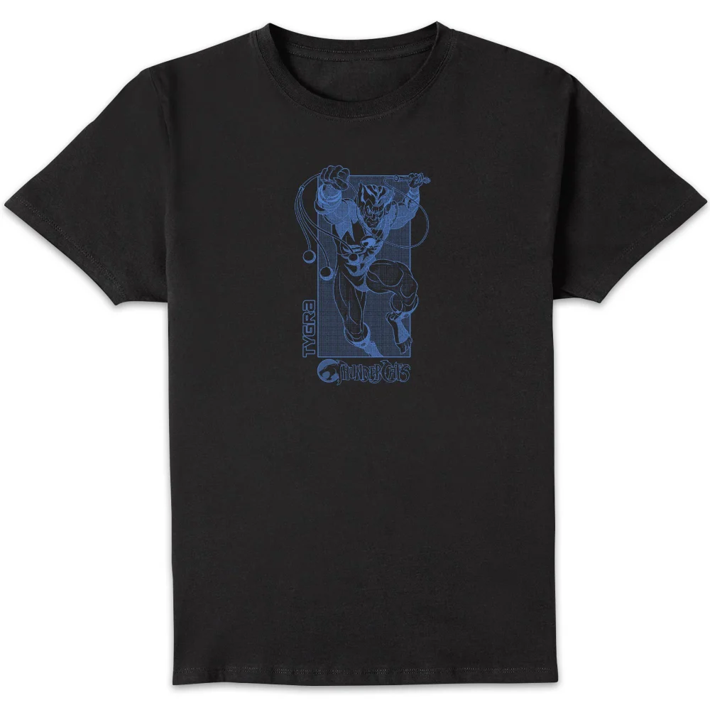 Thundercats Tygra Blue Unisex T-Shirt - Black - S Bild 1