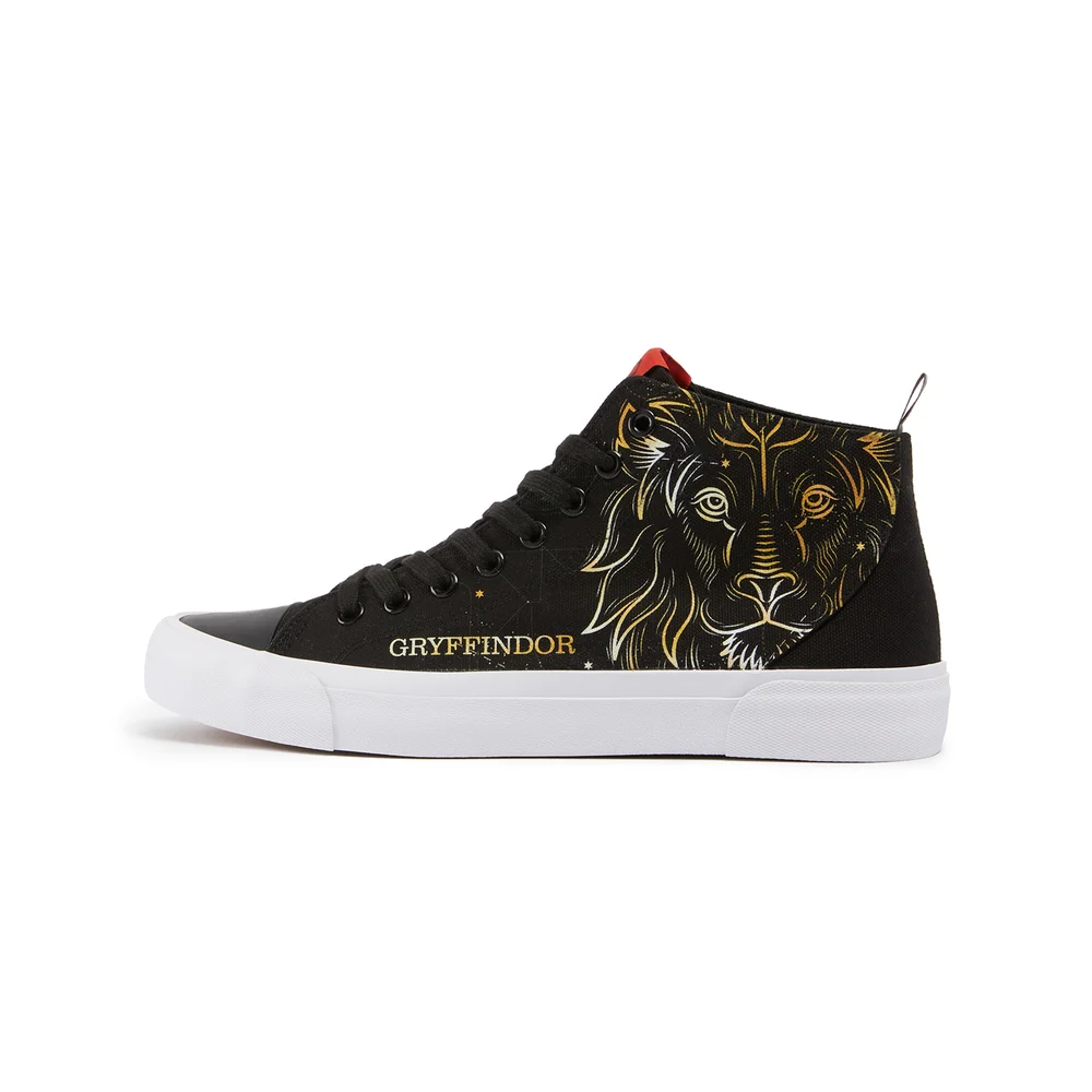 Akedo x Harry Potter Houses Gryffindor High Top - Black - UK 3 / EU 35.5 / US Men's 3.5 / Women's 5 Bild 1