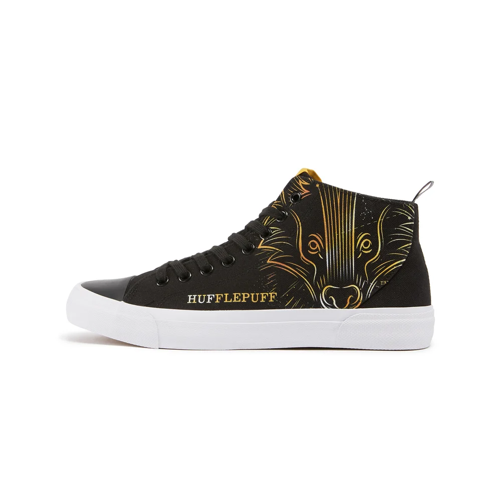 Akedo x Harry Potter Houses Hufflepuff High Top - Black - UK 3 / EU 35.5 / US Men's 3.5 / Women's 5 Bild 1