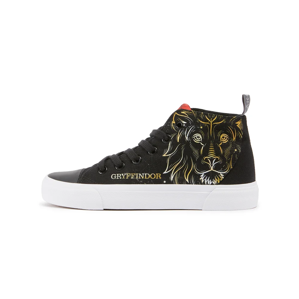 Akedo x Harry Potter Houses Gryffindor Kids' High Top - Black - UK Kids 10 / EU28 Bild 1