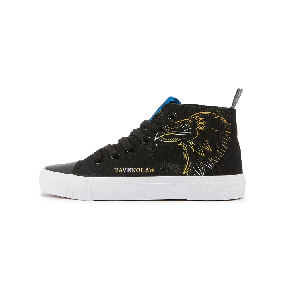 Akedo x Harry Potter Houses Ravenclaw Kids' High Top - Black - UK Kids 10 / EU28 Bild 1