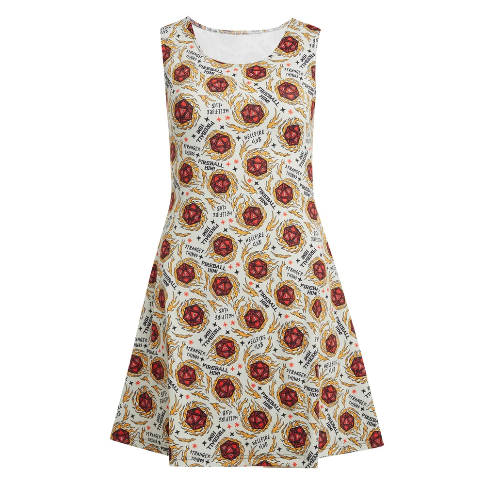 Supasuta x Stranger Things Fireball Him Skater Dress - XS Bild 1