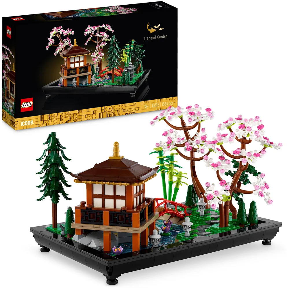 LEGO Icons Tranquil Garden Botanical Set with Flowers 10315 Bild 1