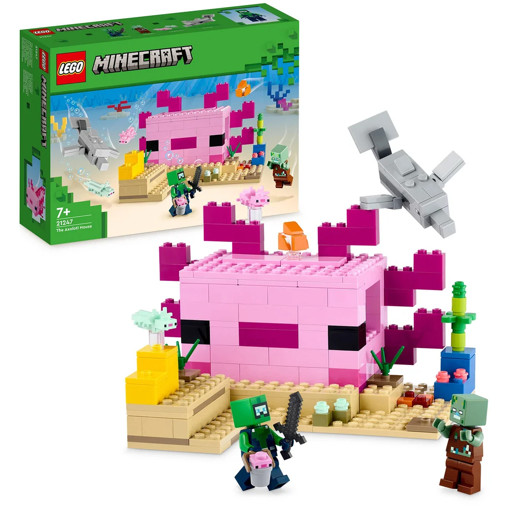 LEGO Minecraft The Axolotl House Building Toy 21247 Bild 1