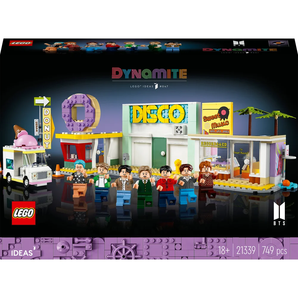 LEGO Ideas: BTS Dynamite Music Video Building Set (21339) Bild 1