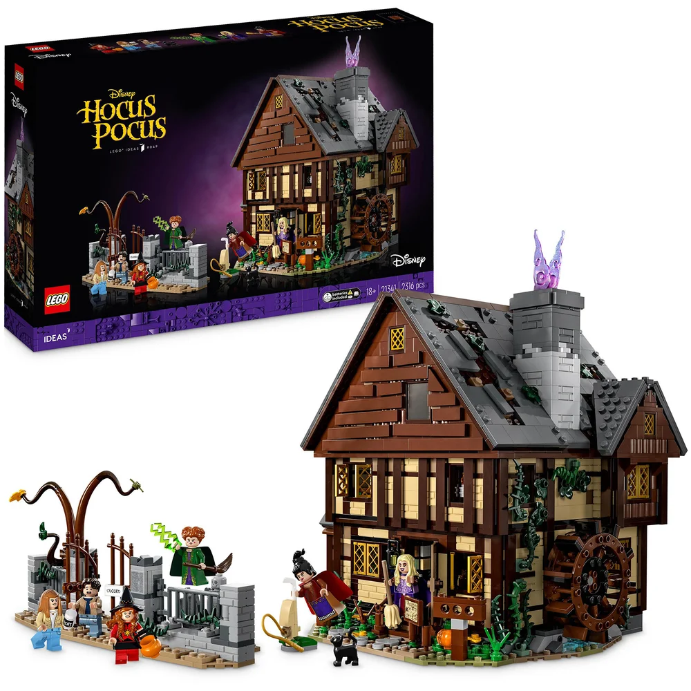 LEGO Ideas Disney Hocus Pocus: The Sanderson Sisters' Cottage 21341 Bild 1