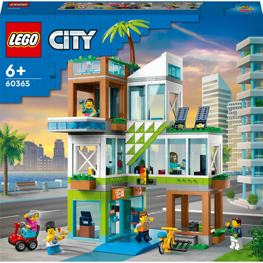 LEGO City: Apartment Building, Modular Construction Set (60365) Bild 1