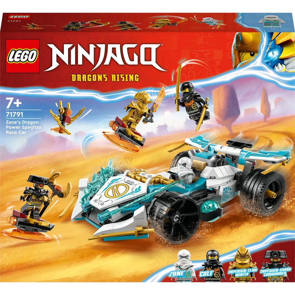 LEGO NINJAGO: Zane Dragon Power Spinjitzu Race Car Toy (71791) Bild 1