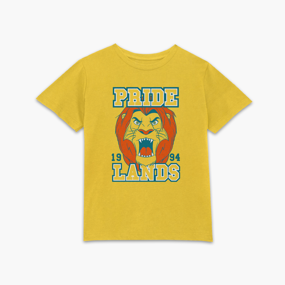 Lion King Simbas Pride Lands Kids' T-Shirt - Mustard - 3-4 Jahre Bild 1
