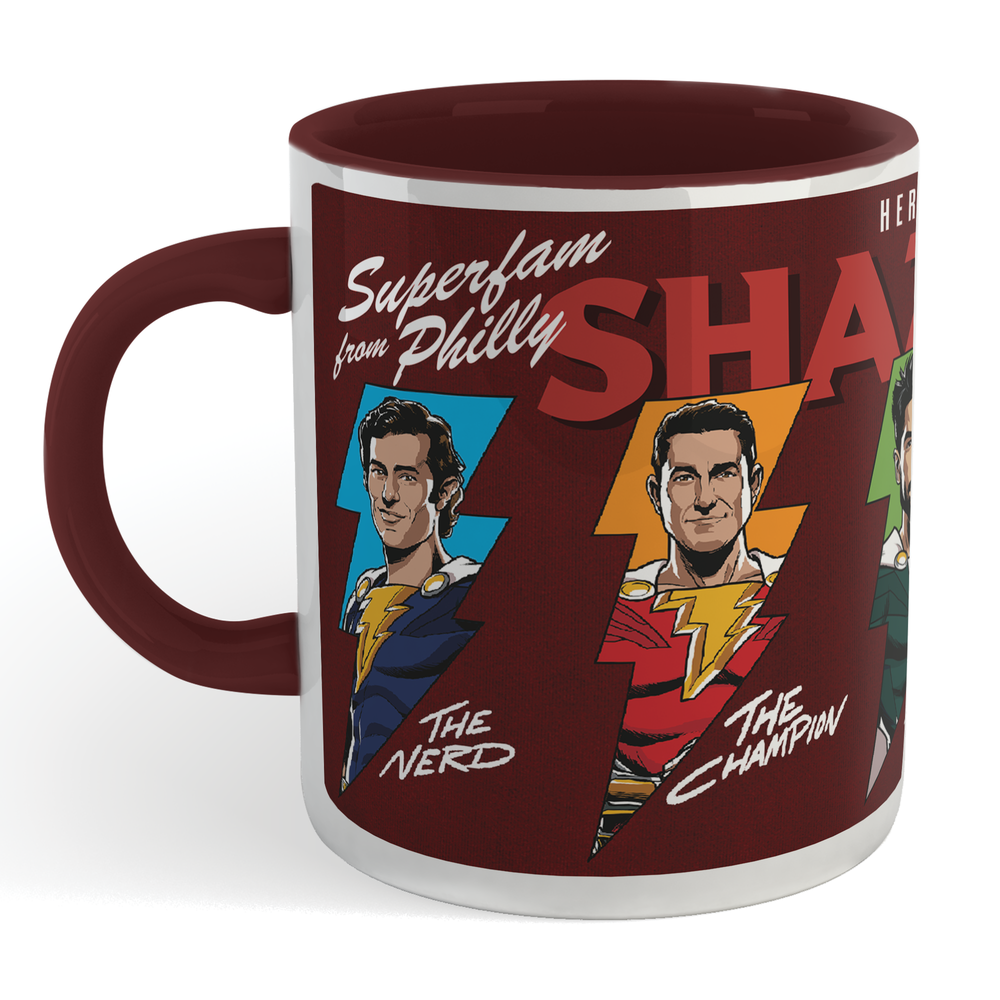Shazam! Fury of the Gods Shazamily Mug - Burgundy Bild 1