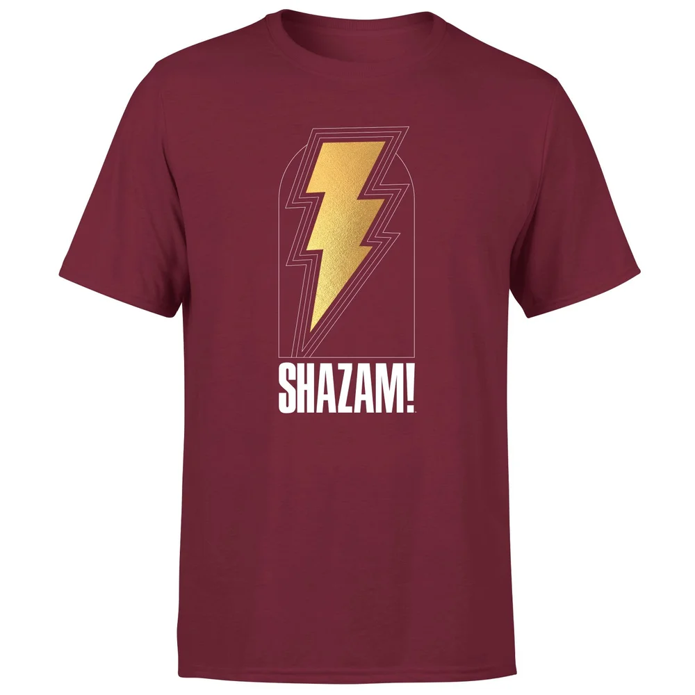 Shazam! Fury of the Gods Bolt Unisex T-Shirt - Burgundy - M Bild 1