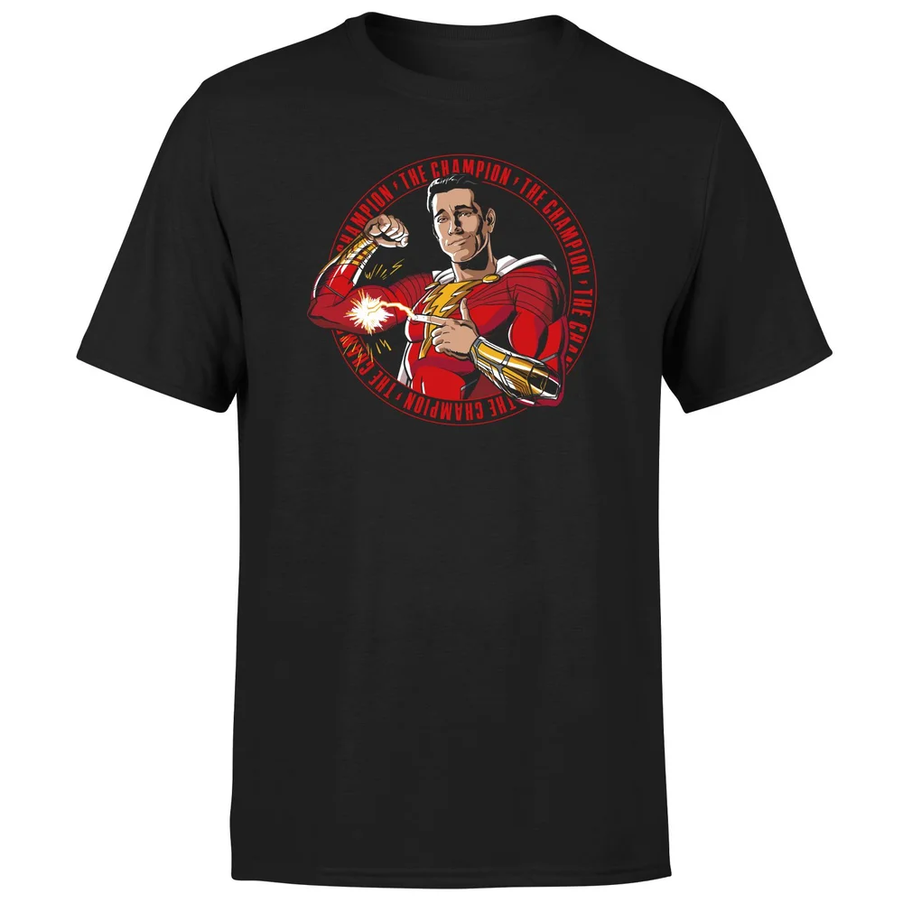 Shazam! Fury of the Gods The Champion Composition Unisex T-Shirt - Black - S Bild 1