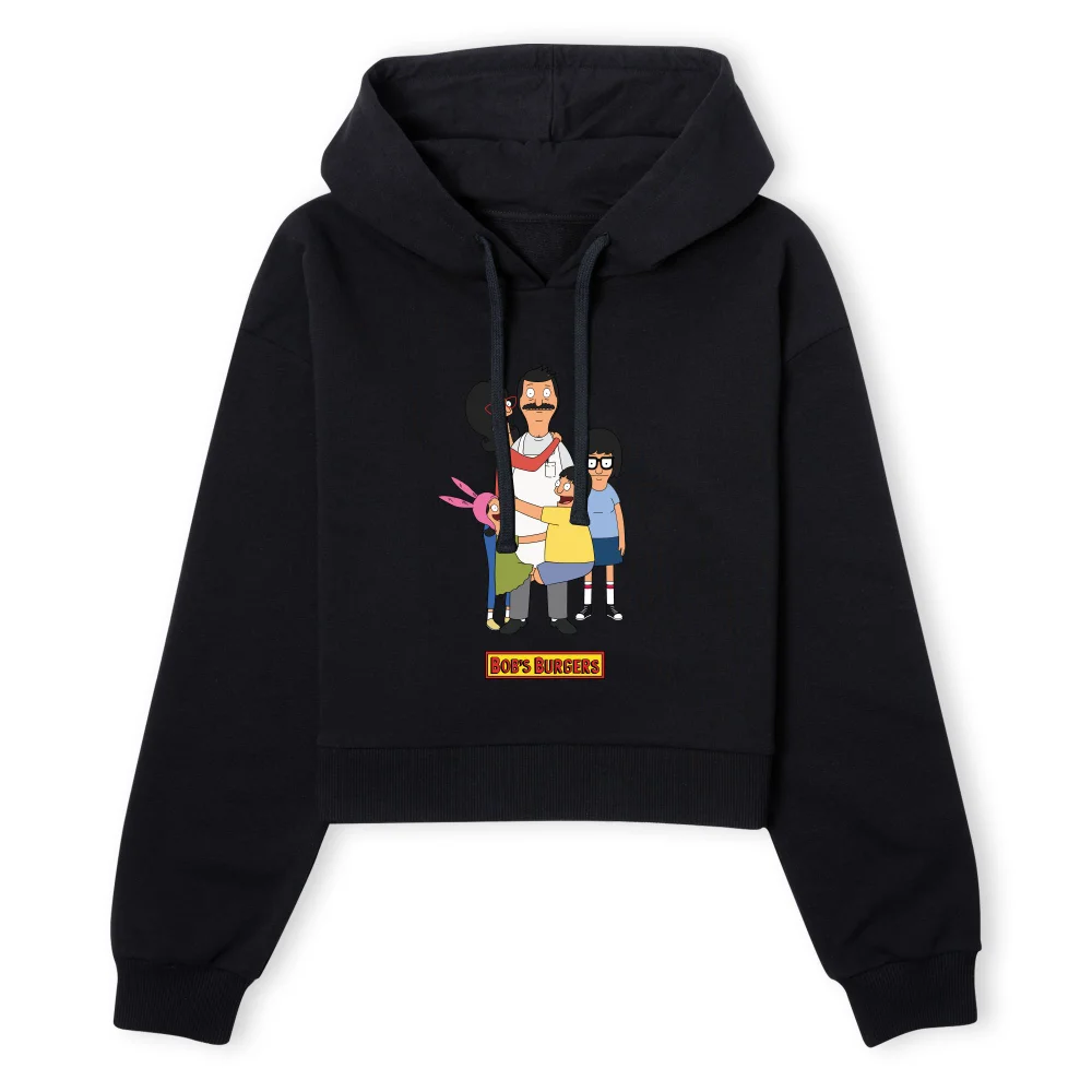 Bob's Burgers Family Women's Cropped Hoodie - Black - XS - Schwarz Bild 1