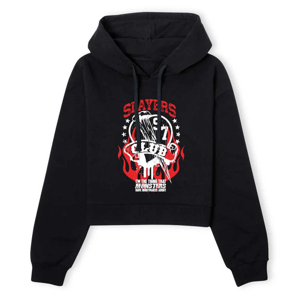 Buffy The Vampire Slayer Slayers Club 97 Women's Cropped Hoodie - Black - XS - Schwarz Bild 1