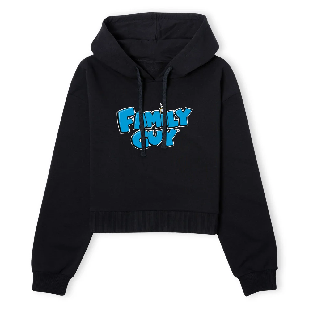 Family Guy Logo Women's Cropped Hoodie - Black - XS - Schwarz Bild 1