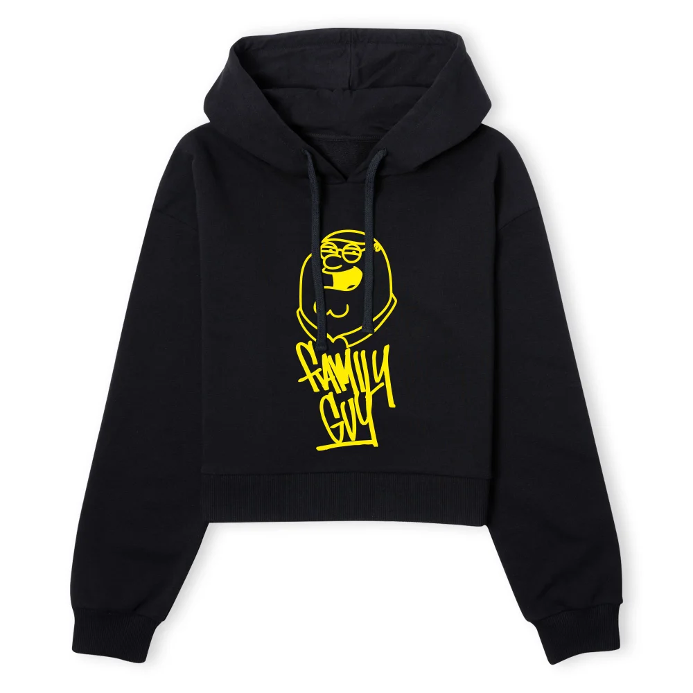 Family Guy Yellow Pete Women's Cropped Hoodie - Black - XS - Schwarz Bild 1