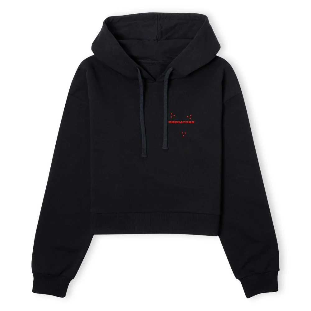 Predator Targeted Logo Women's Cropped Hoodie - Black - XS - Schwarz Bild 1
