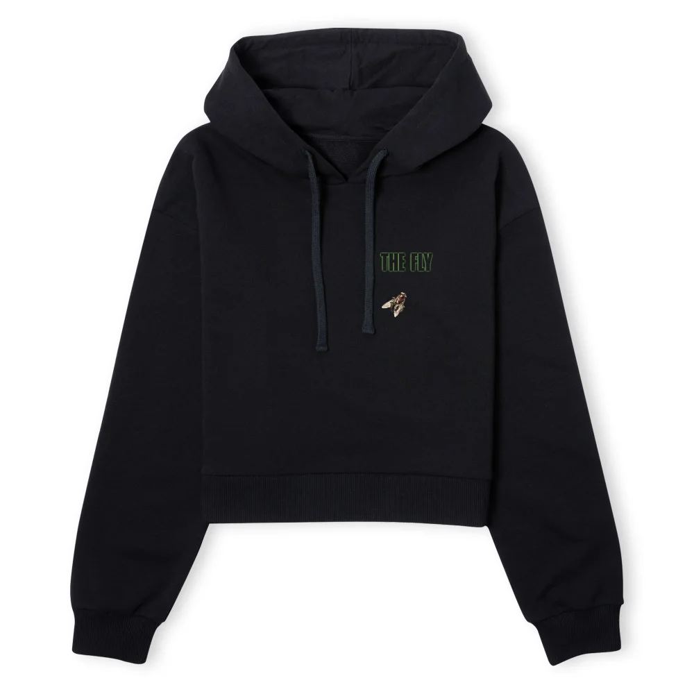 The Fly Giant Fly Women's Cropped Hoodie - Black - XS - Schwarz Bild 1