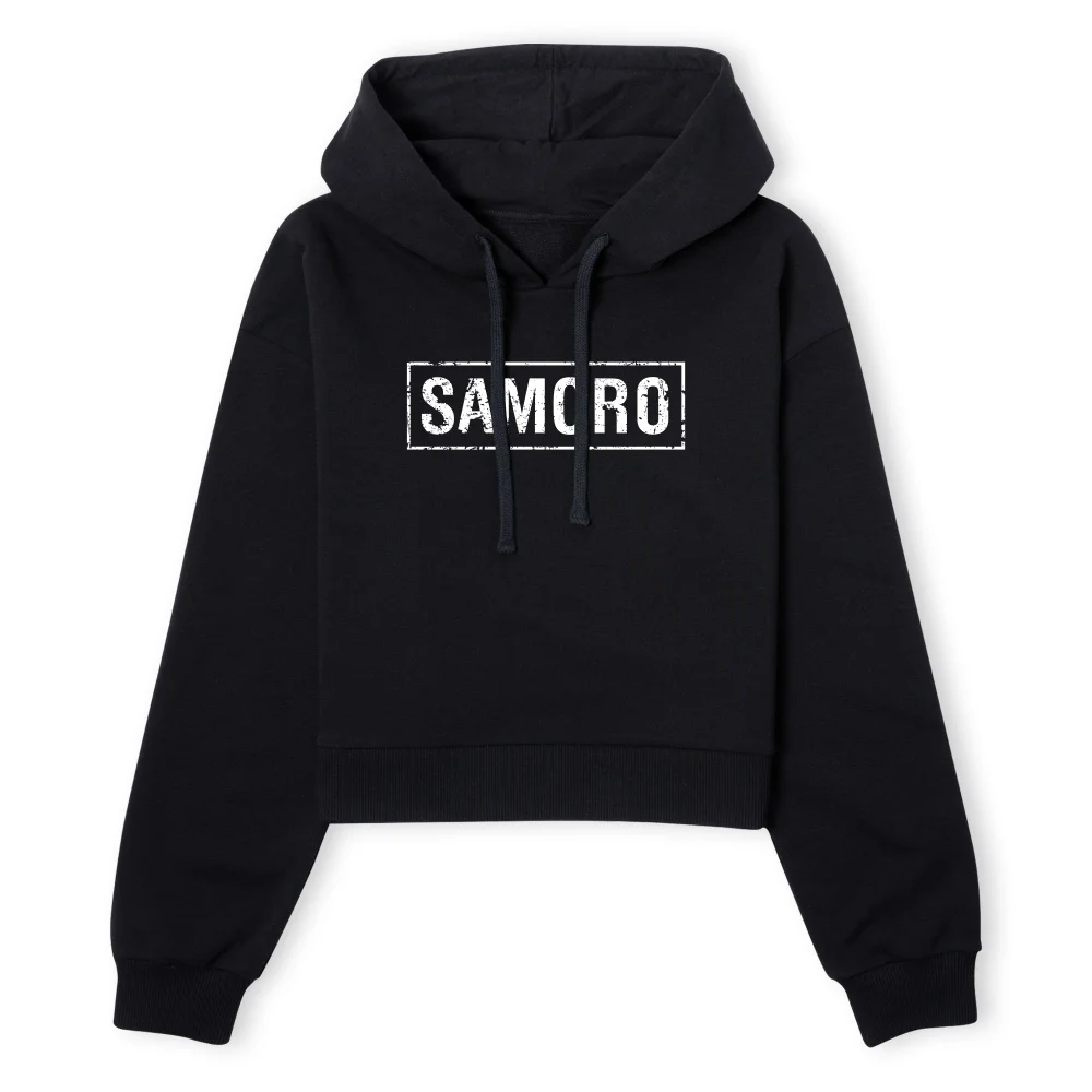 Sons of Anarchy SAMCRO Box Women's Cropped Hoodie - Black - XS - Schwarz Bild 1