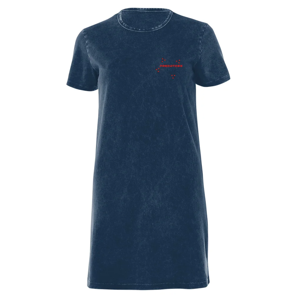 Predator Targeted Logo Pocket Women's T-Shirt Dress - Navy Acid Wash - XXL - Navy Acid Wash Bild 1