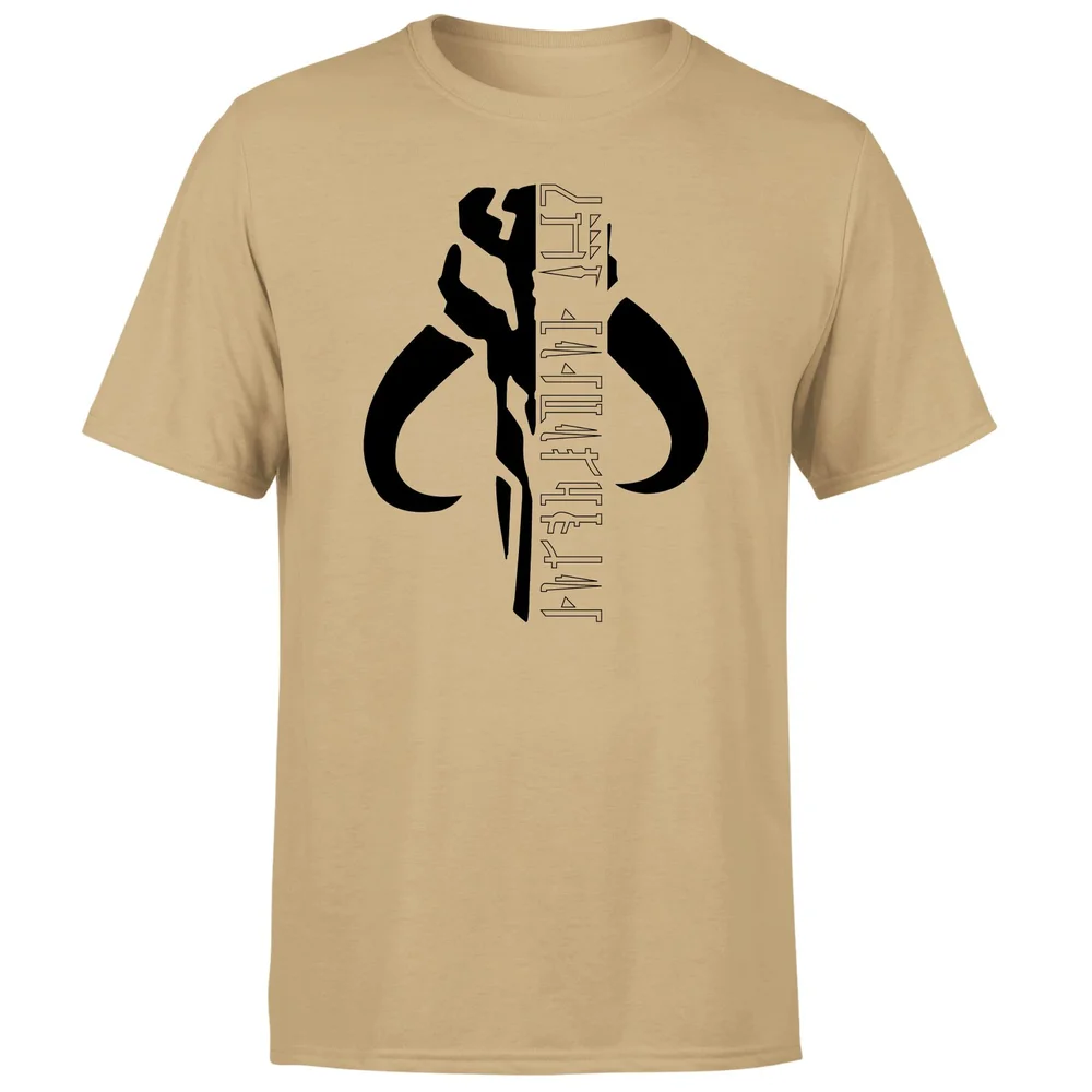 Star Wars The Mandalorian Mando Badge Men's T-Shirt - Tan - S Bild 1