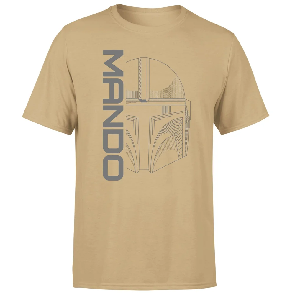 Star Wars The Mandalorian Mando Men's T-Shirt - Tan - S Bild 1