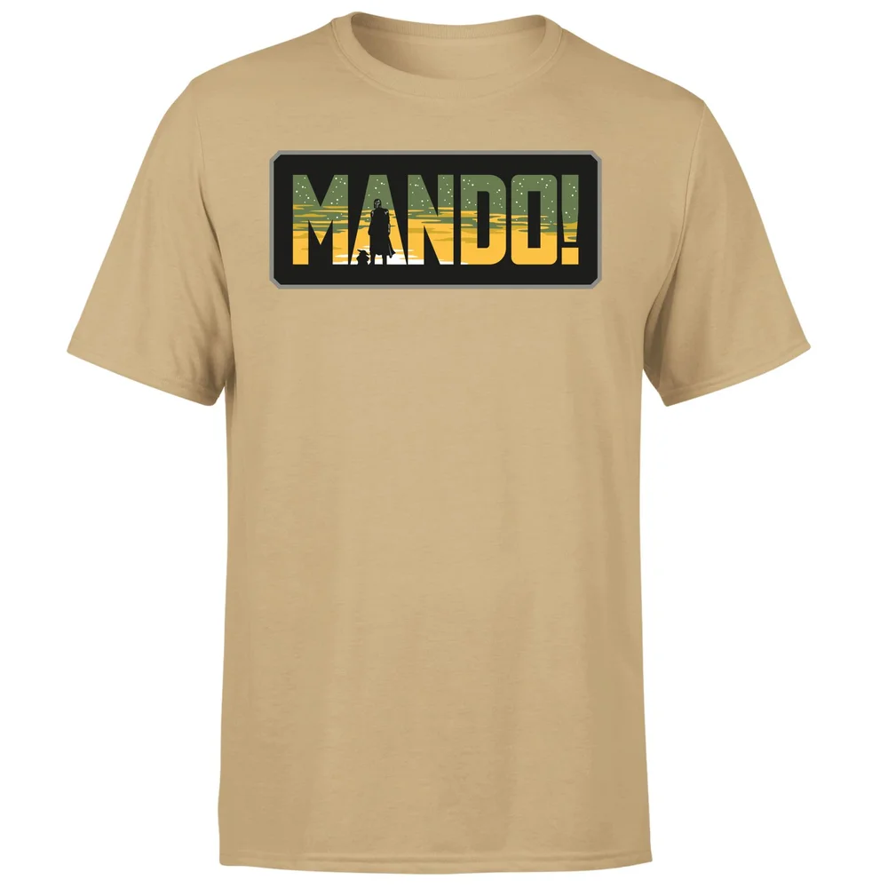 Star Wars The Mandalorian Mando! Men's T-Shirt - Tan - S Bild 1