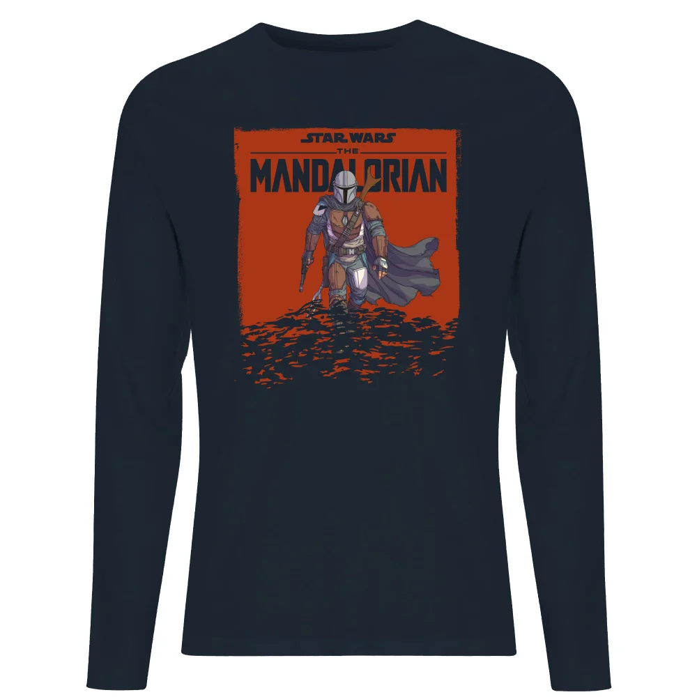 Star Wars The Mandalorian Storm Men's Long Sleeve T-Shirt - Navy - S Bild 1
