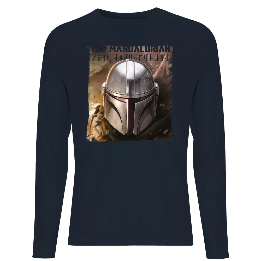 Star Wars The Mandalorian Focus Men's Long Sleeve T-Shirt - Navy - S Bild 1