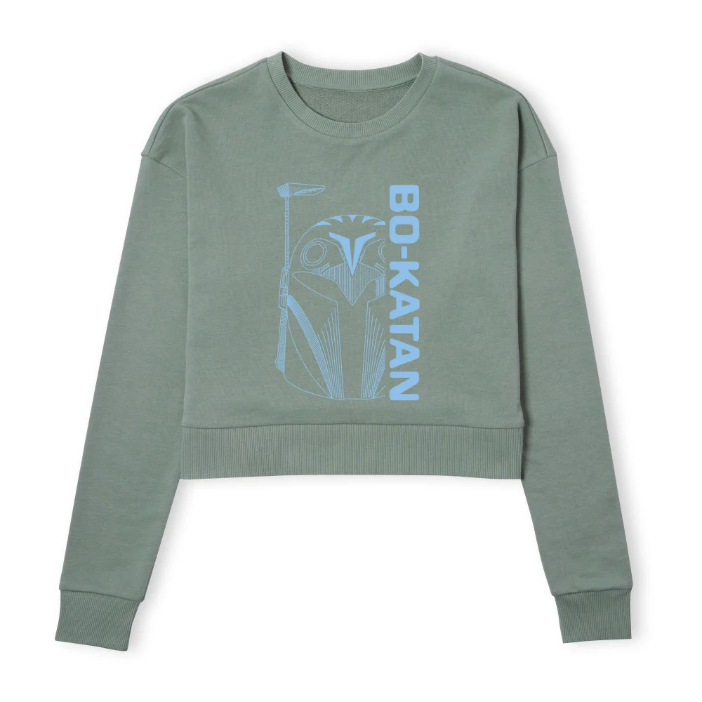 Star Wars The Mandalorian Bo-Katan Women's Cropped Sweatshirt - Khaki - XS Bild 1