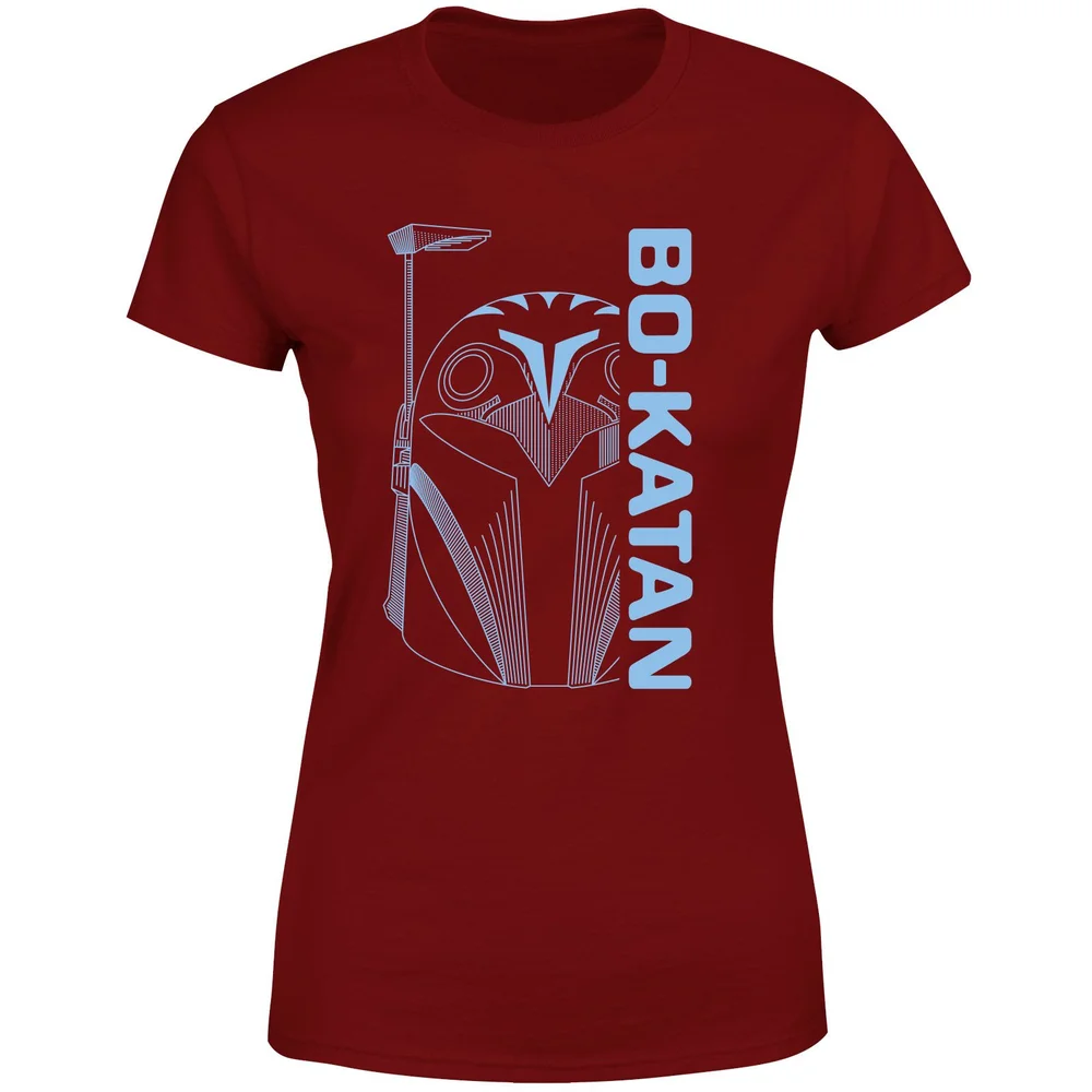 Star Wars The Mandalorian Bo-Katan Women's T-Shirt - Burgundy - XS Bild 1