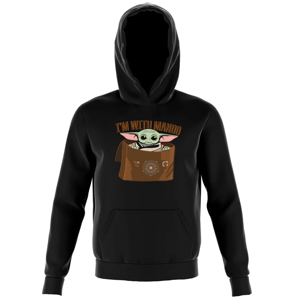 Star Wars The Mandalorian I'm With Mando Kids' Hoodie - Black - 3-4 Jahre Bild 1