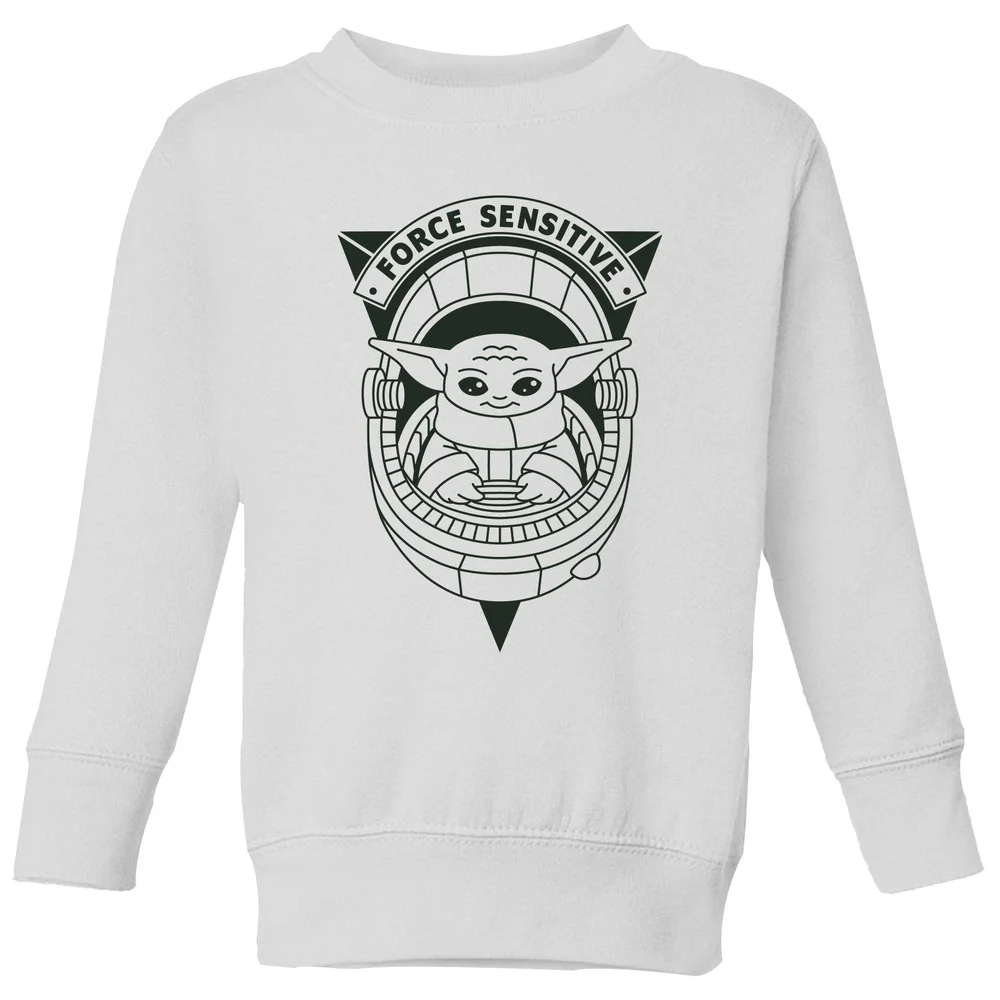 Star Wars The Mandalorian Force Sensitive Kids' Sweatshirt - White - 3-4 Jahre Bild 1