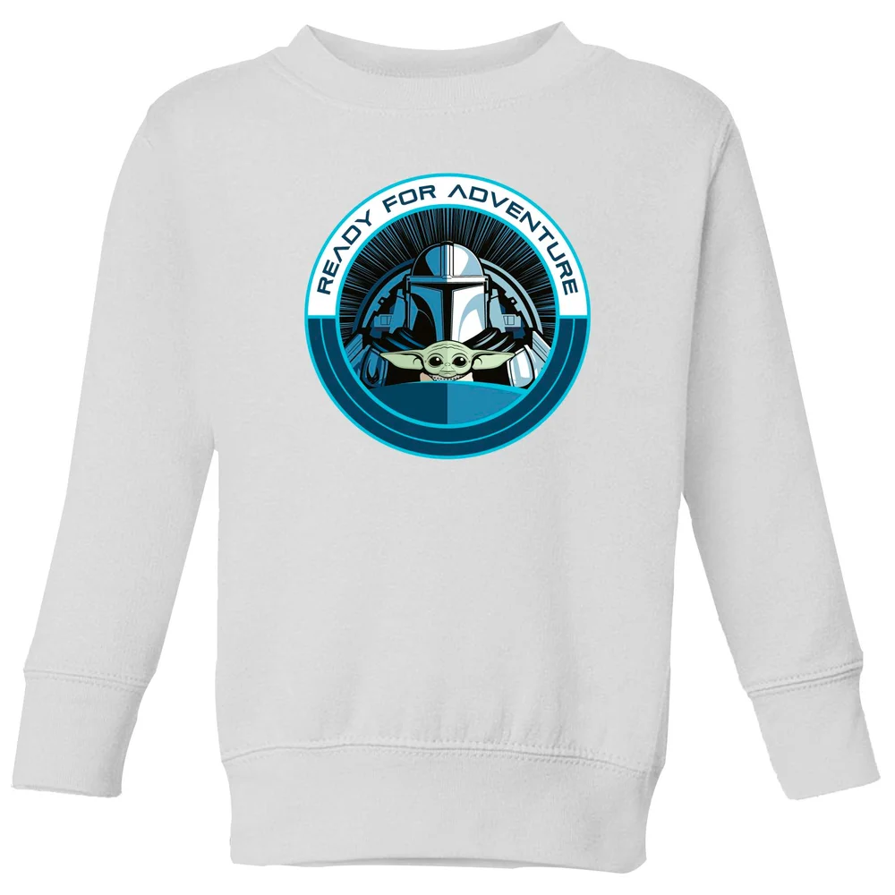 Star Wars The Mandalorian Ready For Adventure Kids' Sweatshirt - White - 3-4 Jahre Bild 1