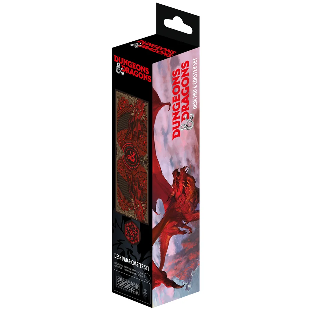 Fanattik Dungeons & Dragons Large Desk Pad And Coaster Set Bild 1