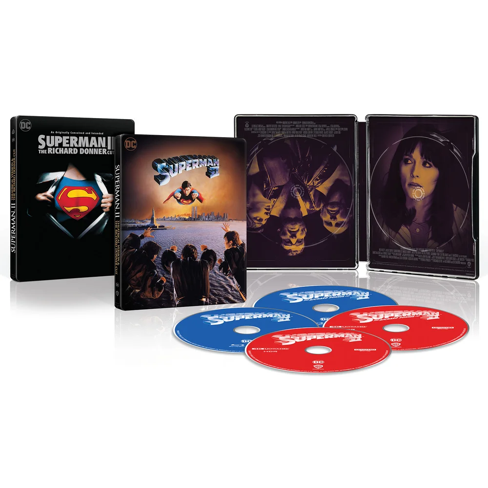 Superman II (Theatrical & Donner Cut) 4K Ultra HD Steelbook (includes Blu-rays) Bild 1