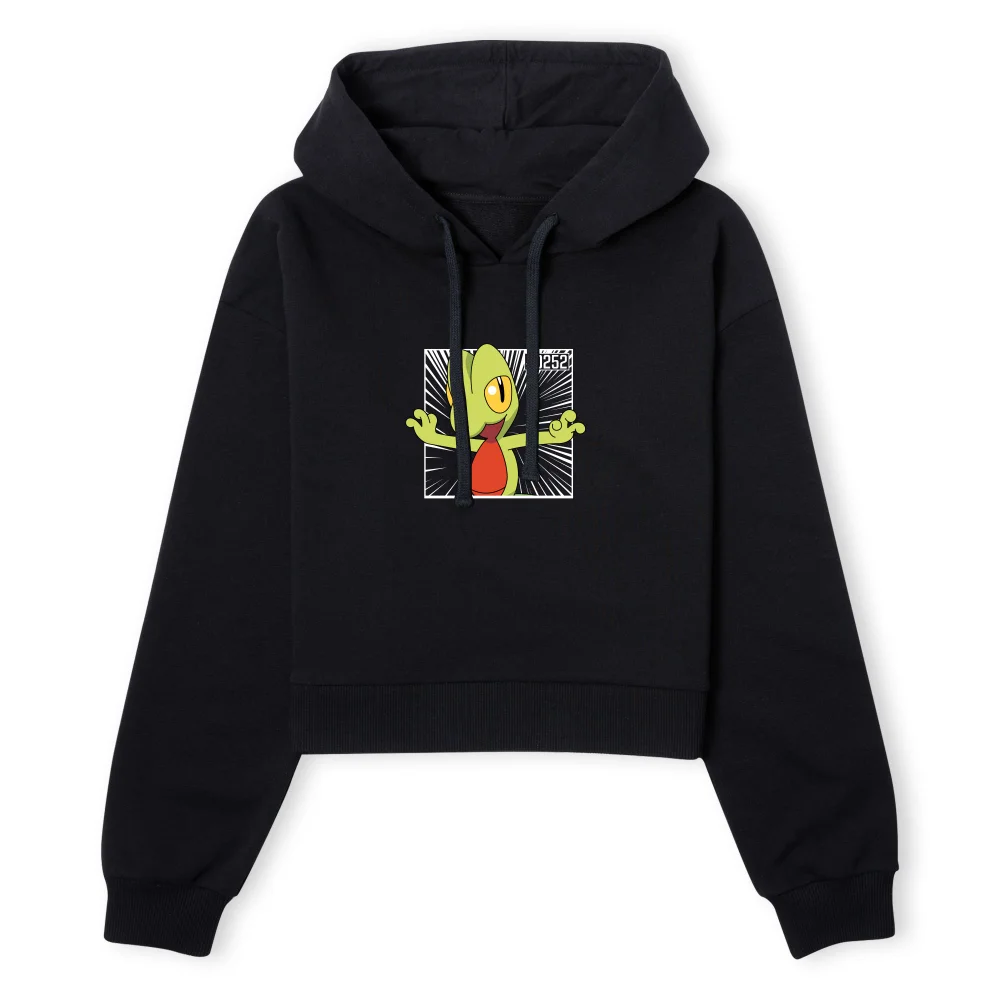 Pokemon Treecko Women's Cropped Hoodie - Black - XS Bild 1