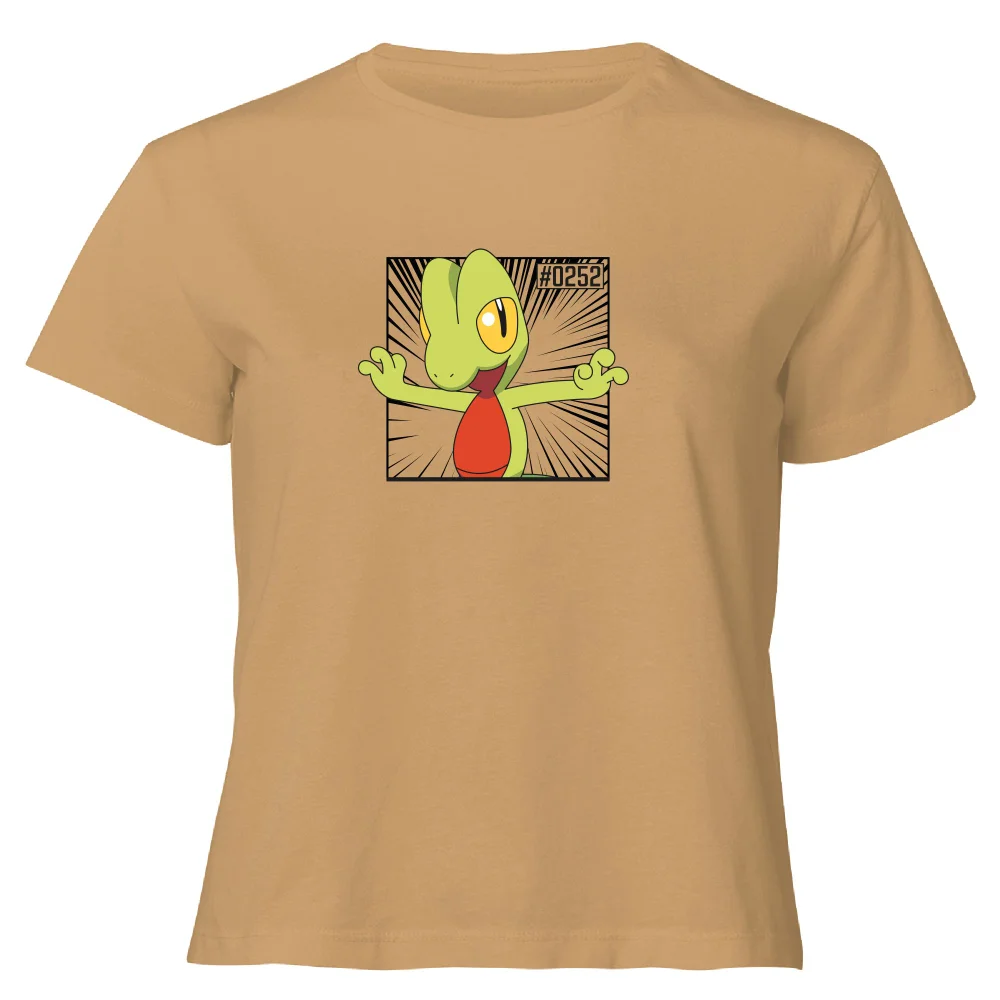 Pokemon Treecko Women's Cropped T-Shirt - Tan - XL Bild 1