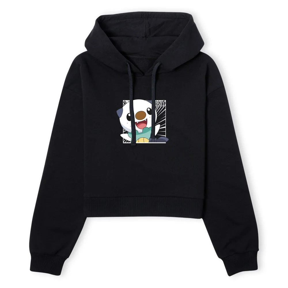 Pokemon Oshawott Women's Cropped Hoodie - Black - XS Bild 1