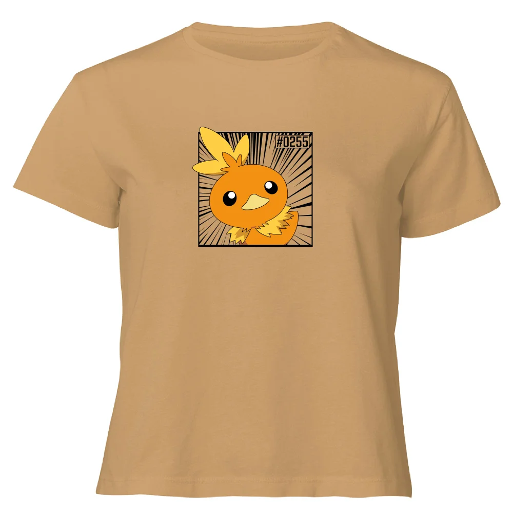 Pokemon Torchic Women's Cropped T-Shirt - Tan - XL Bild 1