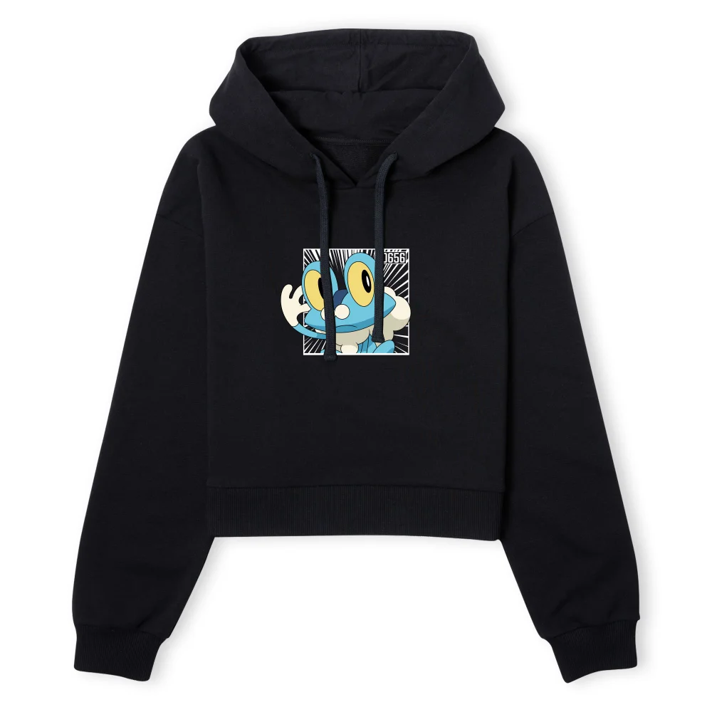 Pokemon Froakie Women's Cropped Hoodie - Black - XS Bild 1