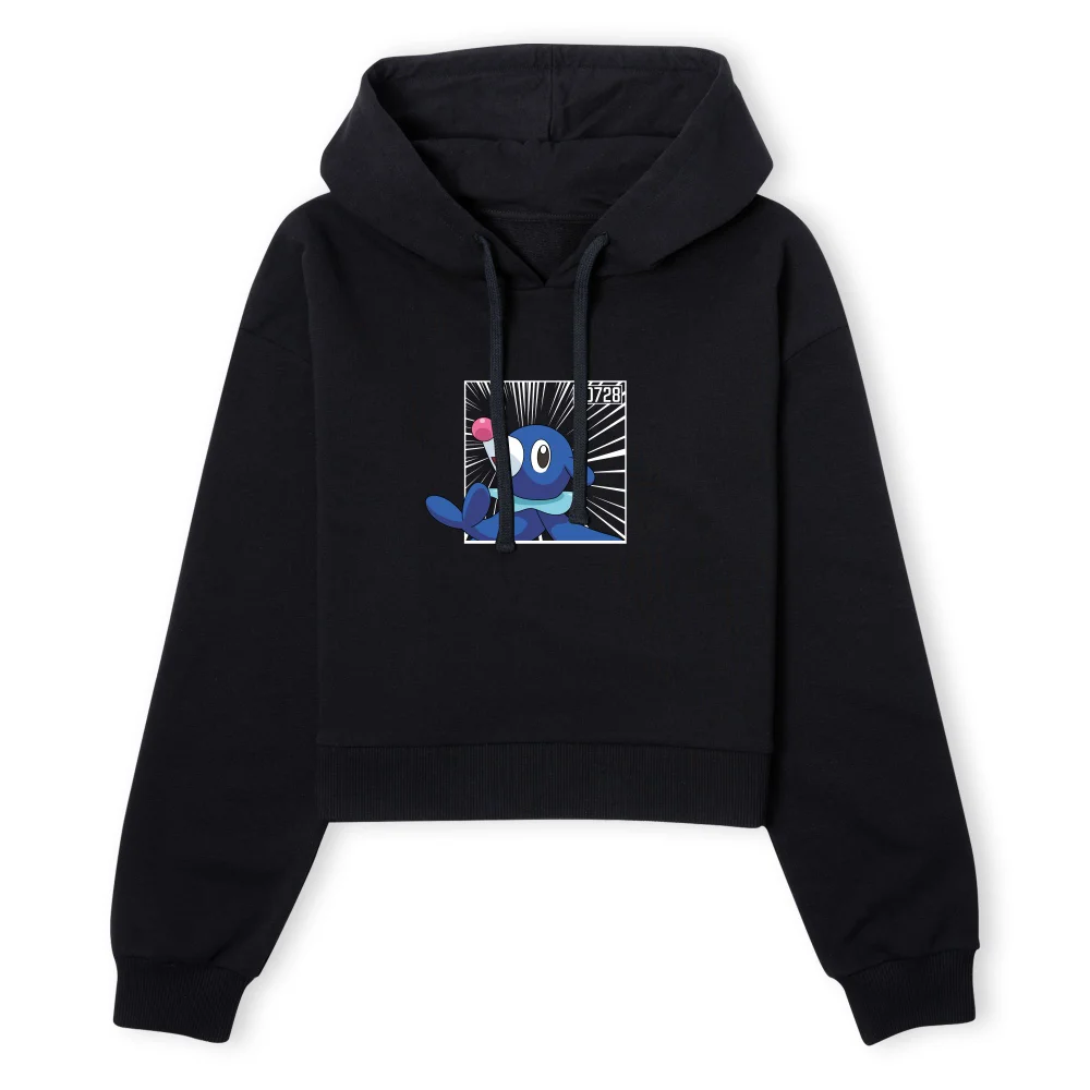 Pokemon Popplio Women's Cropped Hoodie - Black - XS Bild 1