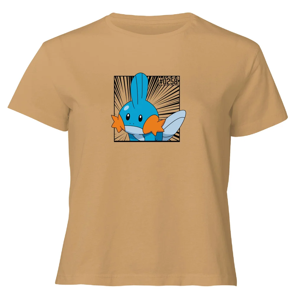 Pokemon Mudkip Women's Cropped T-Shirt - Tan - XL Bild 1