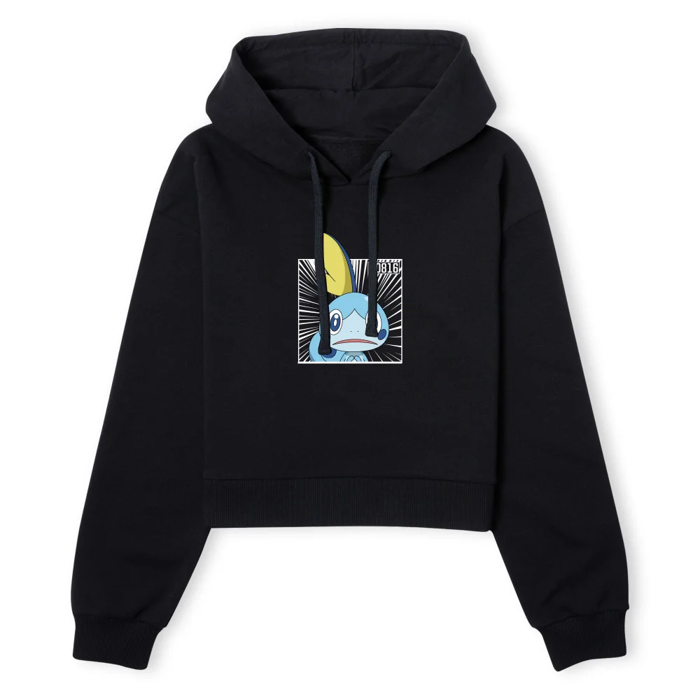 Pokemon Sobble Women's Cropped Hoodie - Black - XS Bild 1