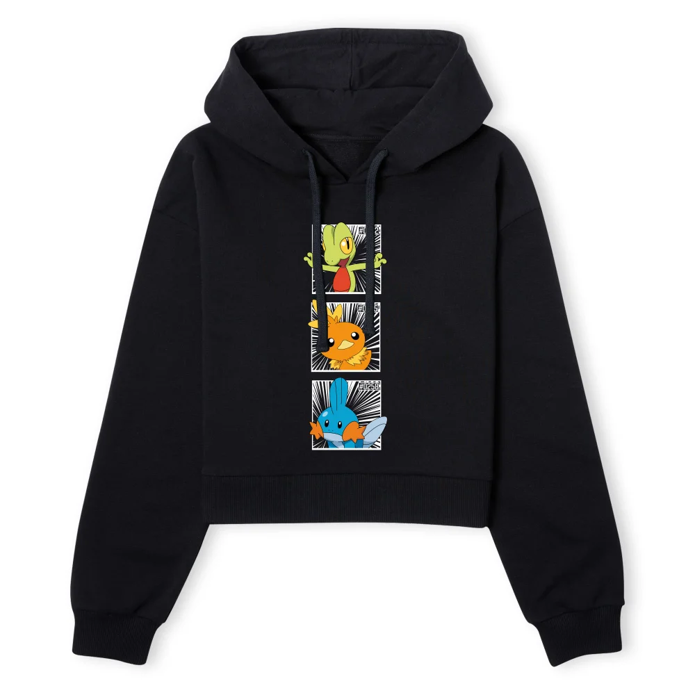 Pokemon Generation 3 Intro Women's Cropped Hoodie - Black - XS Bild 1