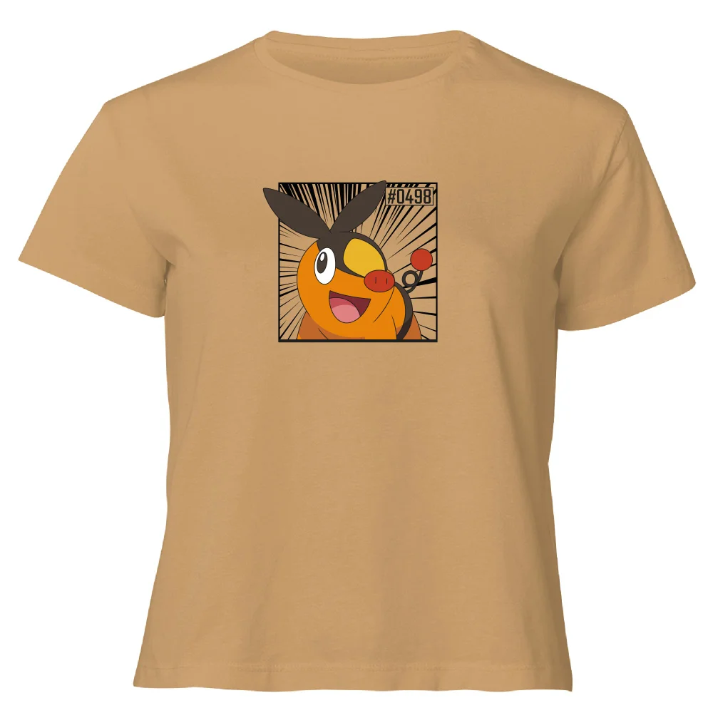 Pokemon Tepig Women's Cropped T-Shirt - Tan - XL Bild 1