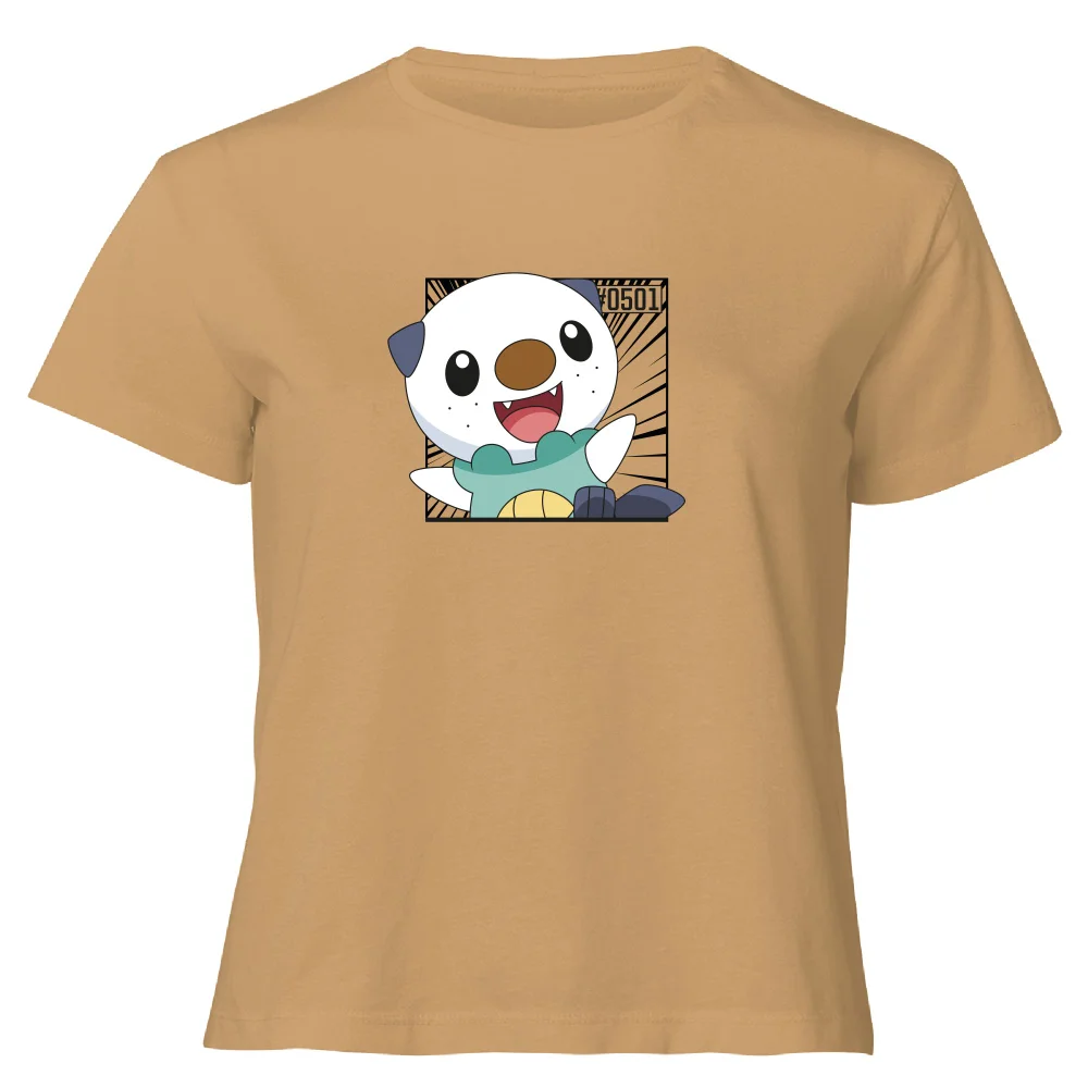 Pokemon Oshawott Women's Cropped T-Shirt - Tan - XL Bild 1