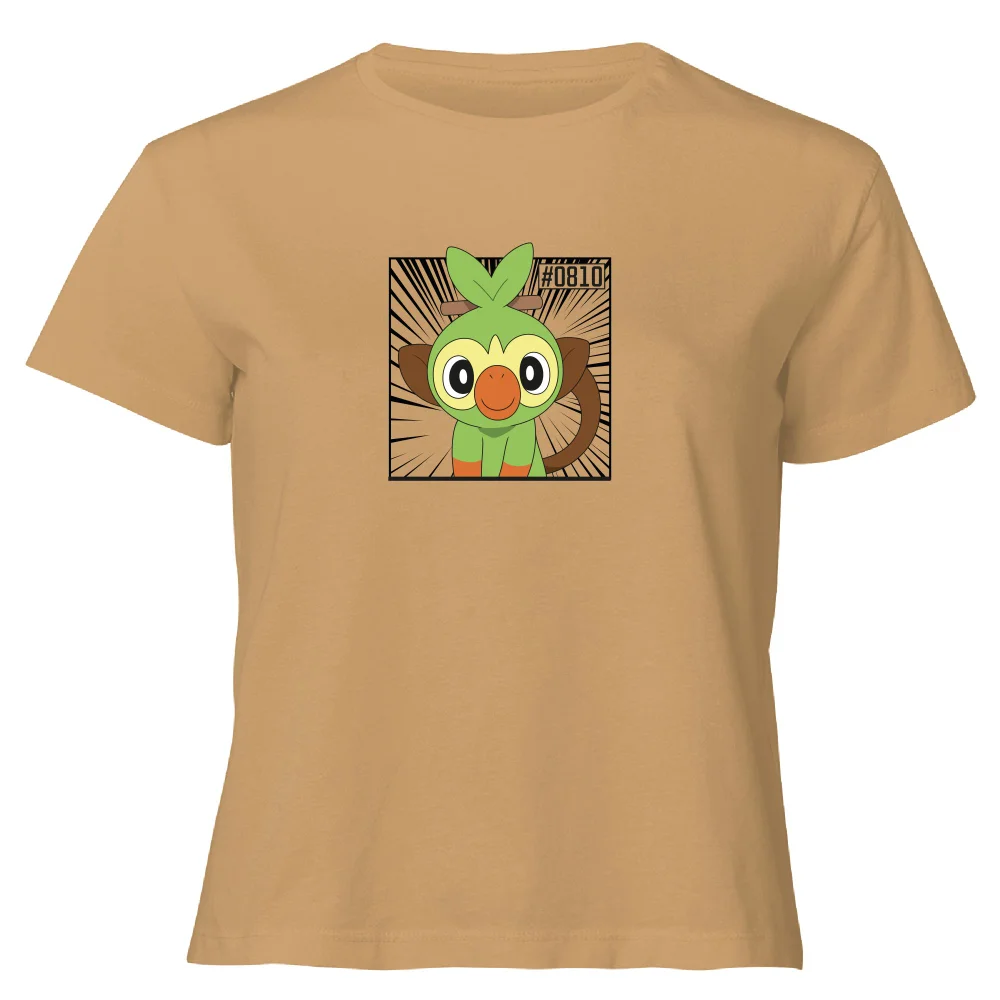 Pokemon Grookey Women's Cropped T-Shirt - Tan - XL Bild 1