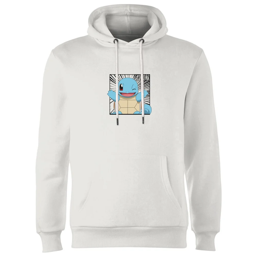 Pokémon Pokédex Schiggy #0007 Hoodie - Weiß - S Bild 1